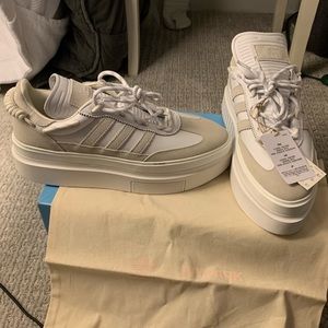 adidas Women's White Cream Sneakers